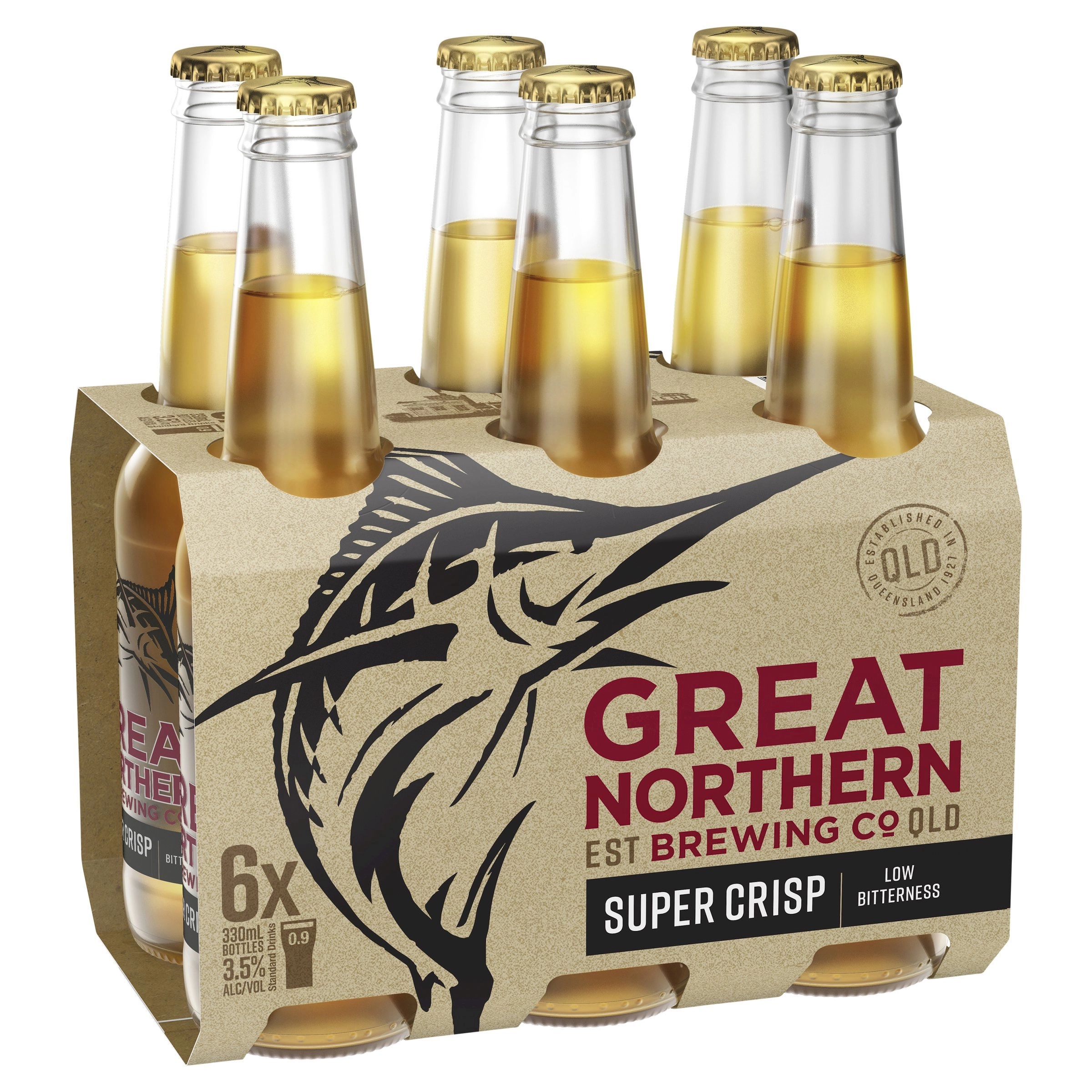 Great Northern Super Crisp Lager Bottles 6x330ml