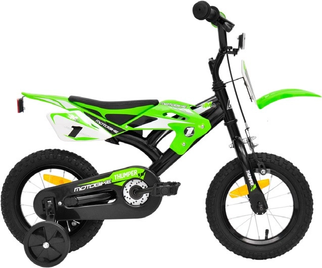 Avoca 30cm Moto X Bike Normal Decal - Green