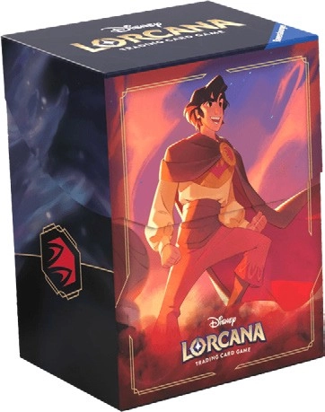 Disney Lorcana TCG S5 Shimmering Skies Deck Box: Aladdin