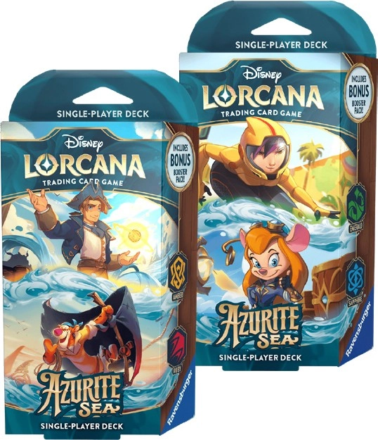 Disney Lorcana TCG S6 Azurite Sea Single-Player Deck