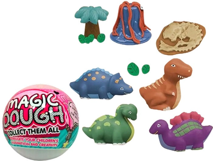 Magic Dough Dinosuar Surprise Ball - Assorted