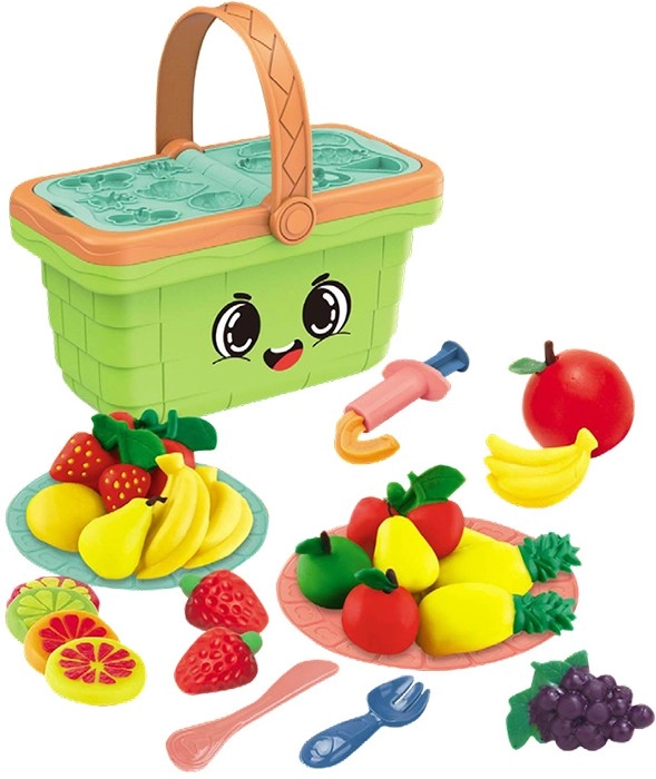 Magic Dough Fruits Play Basket