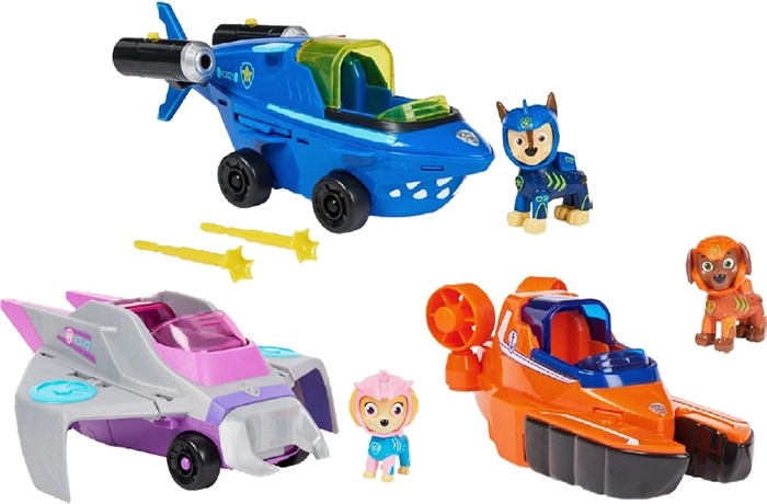 Paw Patrol Aqua Themed Vehicles - Assorted