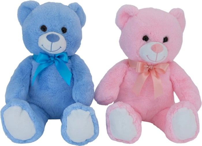 Wonder Co. Plush Teddy 36cm Pink Or Blue - Assorted