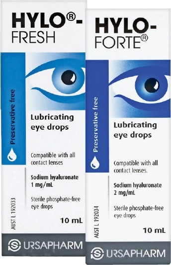 Hylo-Fresh or Hylo-Forte Lubricating Eye Drops 10mL