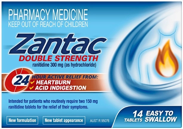 Zantac Double Strength 14 Tablets