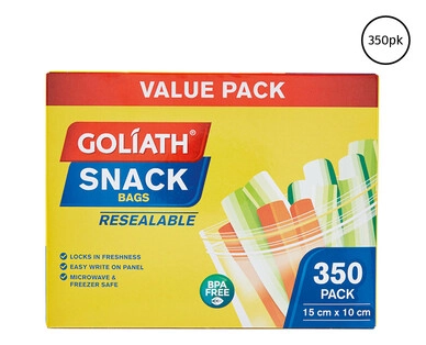 Bulk Snack Bags 350pk or Storage Bags 250pk