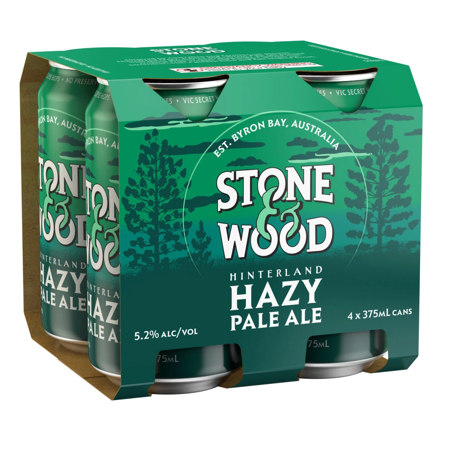 Stone & Wood Hinterland Hazy Pale Ale Cans 375ml