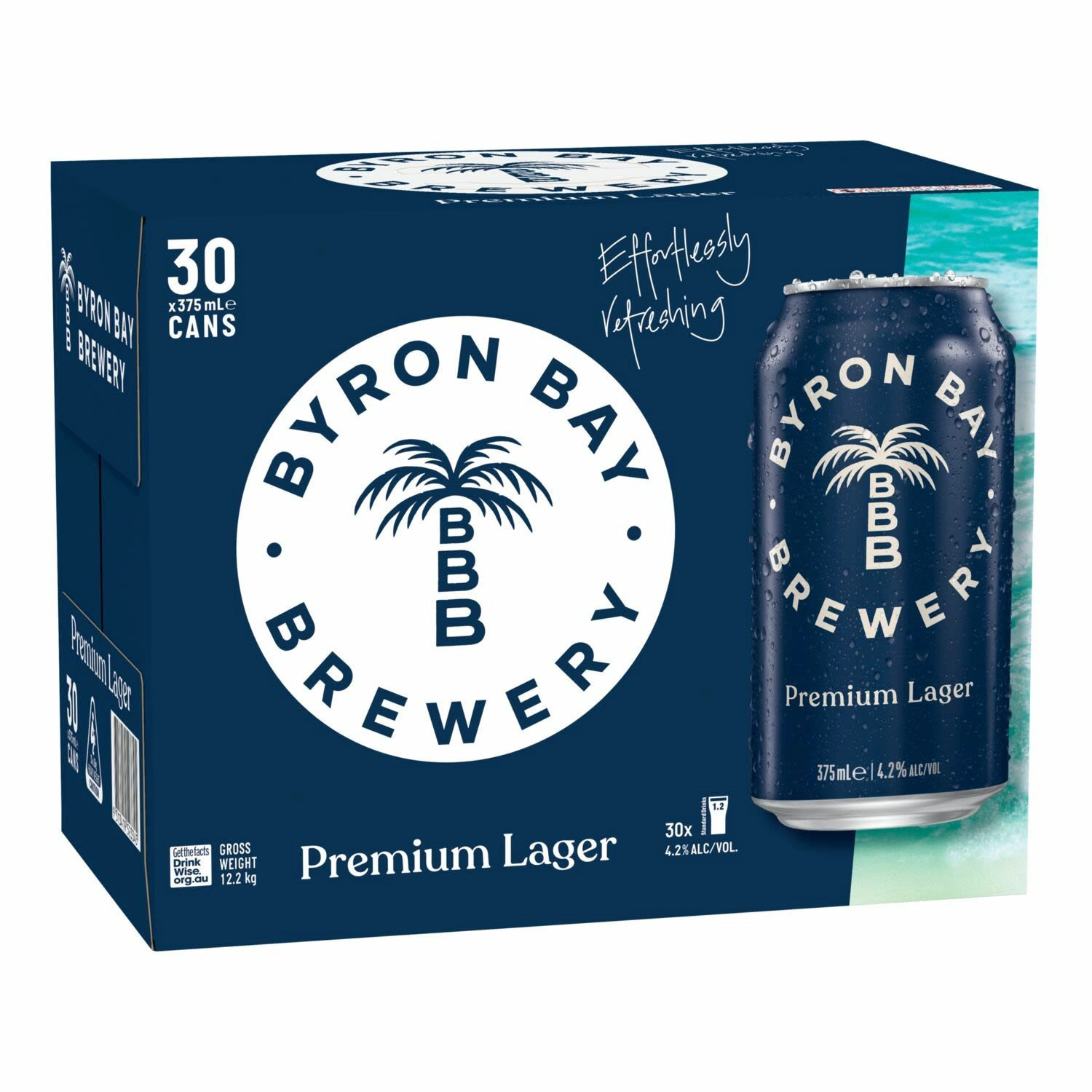 Byron Bay Brewery Premium Lager Block Cans 375ml