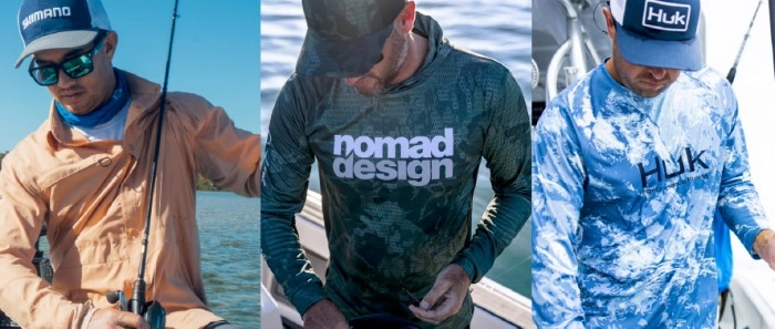 25% off Regular Price on All Clothing by Shimano, Nomad Design & Huk