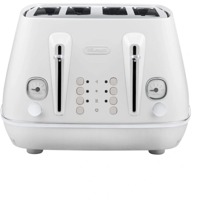 De’Longhi Distinta 4 Slice Toaster in White