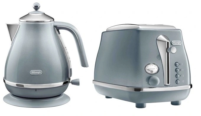 De’Longhi Icona Metallics Breakfast Pack in Azure