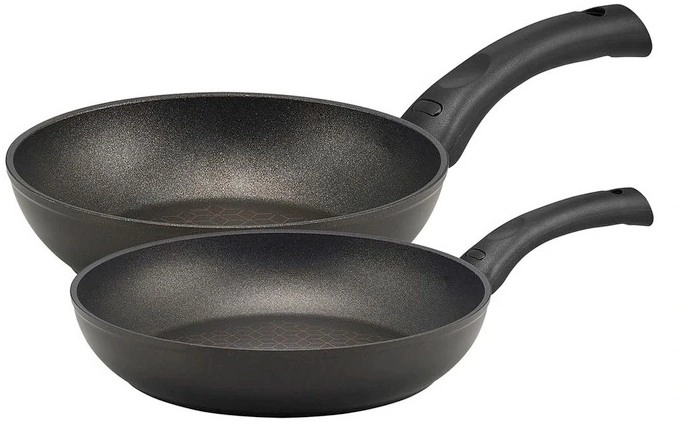 Essteele Per Salute Open French Skillet 20cm and 28cm Twin Pack