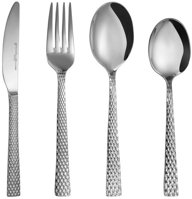 Maxwell & Williams 16pc Diamonds Cutlery Set