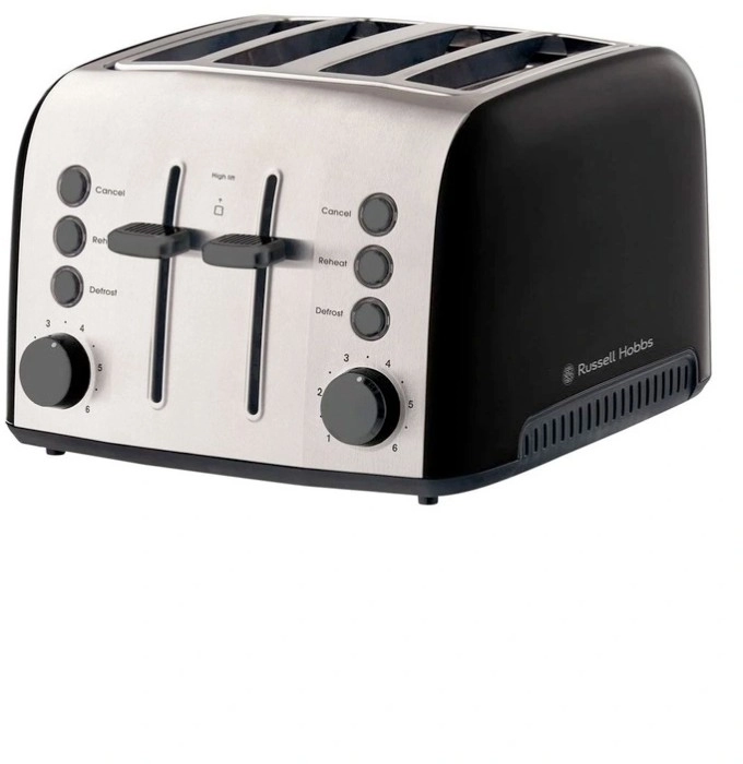 Russell Hobbs Brooklyn 4 Slice Toaster in Black