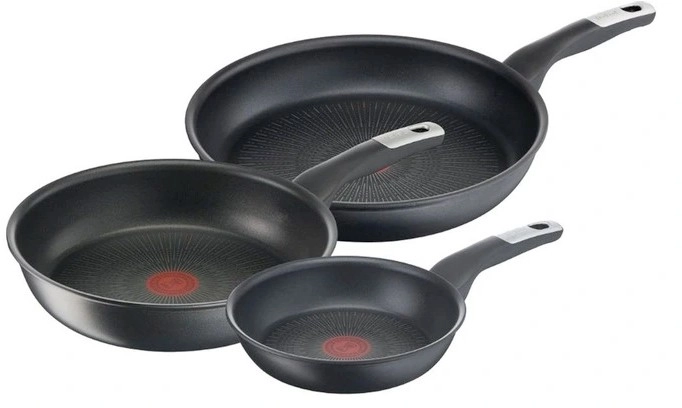 Tefal 3pc Unlimited Non-Stick Induction Frypan Set