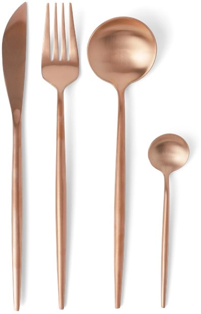 Vue 16pc Spencer Cutlery Set in Rose Gold