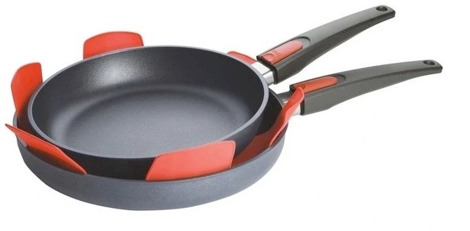 WOLL Diamond Lite Detachable Handle 24cm and 28cm Frypan Set