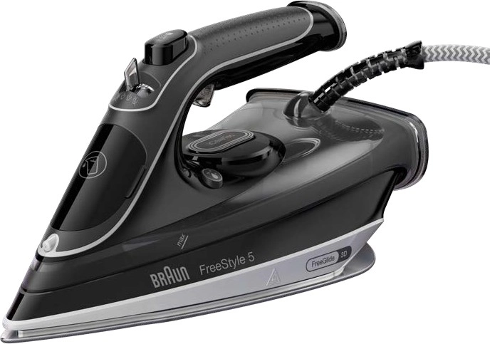 Braun FreeStyle 5 Pro Steam Iron in Black/Grey