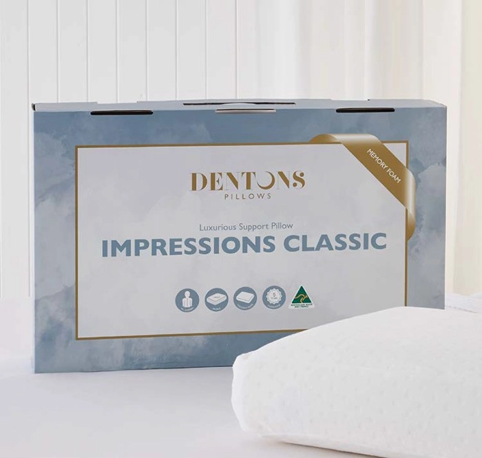 Dentons Impressions Classic Memory Foam Pillow