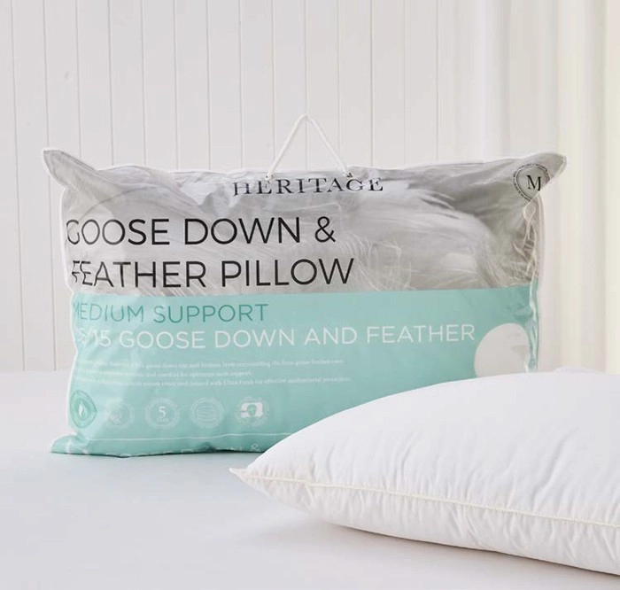 Heritage 85/15 Goose Down and Feather Pillow