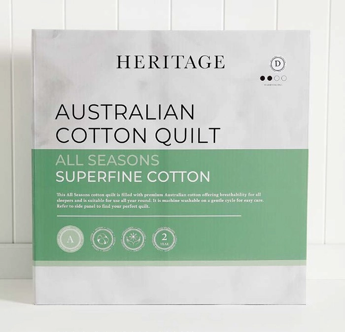 Heritage All Seasons Cotton Quilt