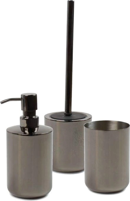 Salt & Pepper Doha Bathroom Accessories in Gunmetal