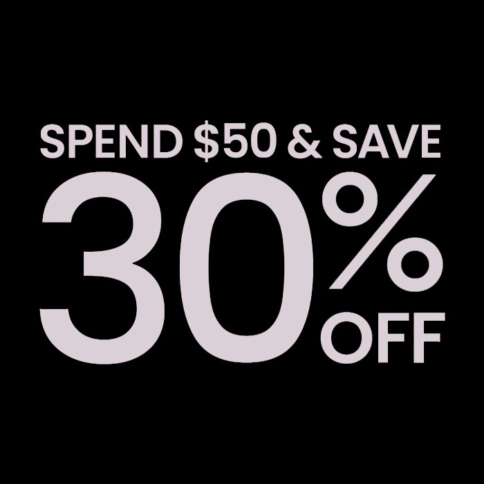 Spend $50 & Save 30% off on Full Priced Sheridan & Dunlopillo*