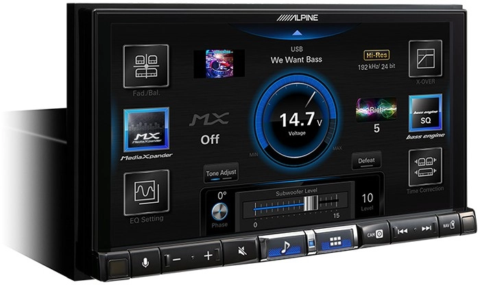 Alpine 7” Dab+ AV Head Unit