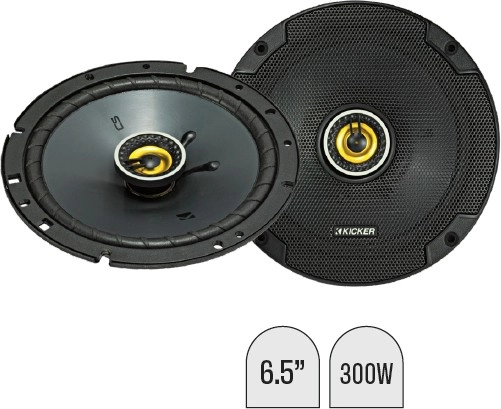 Kicker 6.5” CS Series 2 Way Coaxial Speakers