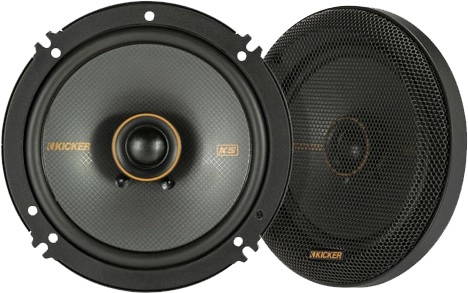 Kicker 6.5” KS Series 100 Watts RMS 2 Way Coaxial Speakers