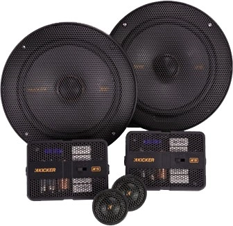 Kicker 6.5” KS Series 125 Watts RMS Component Speakers