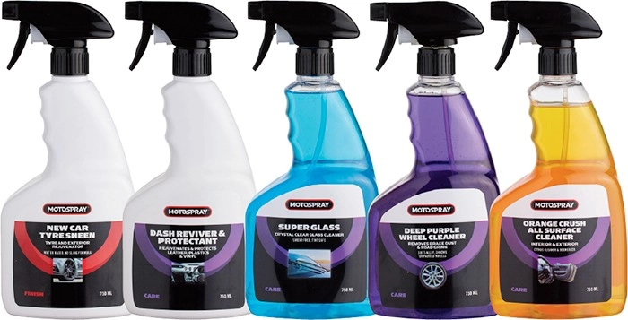 Motospray 750ml Detailers and Cleaners