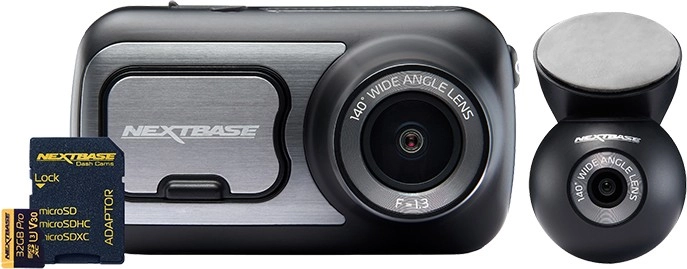 Nextbase 2K Front + 1080p Rear 32GB Dash Cam Bundle