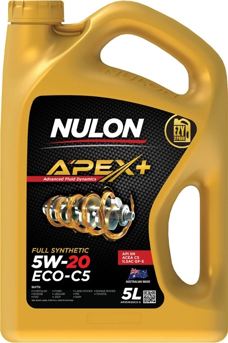 Nulon Apex+ 5W-20 ECO-C5 5L