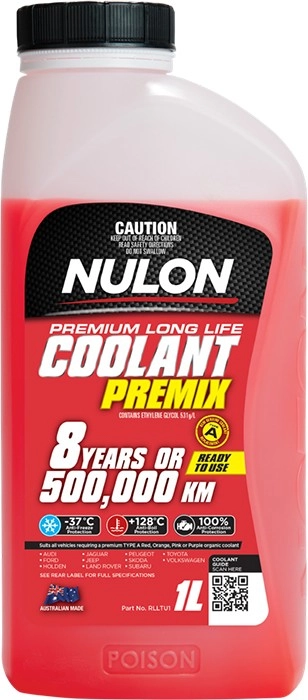 Nulon Coolant Long Life Premix Red 1L