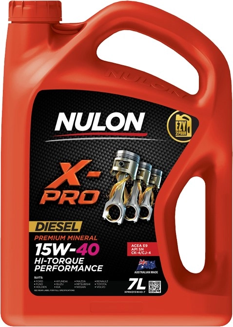 Nulon X-Pro High Torque Performance Engine Oil 15W-40 7L