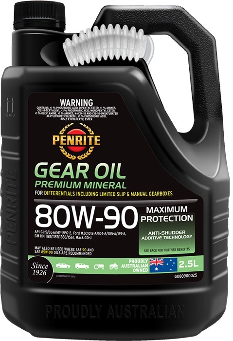 Penrite Gear Oil 80W-90 2.5L