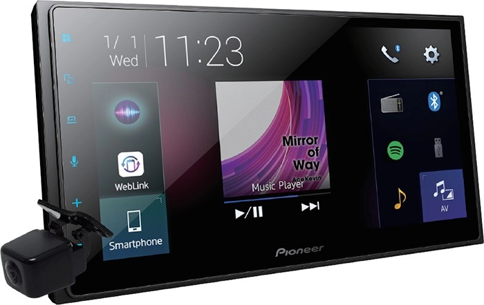 Pioneer 6.8” AV Receiver Capacitive Touch-Screen + Reverse Camera Bundle*