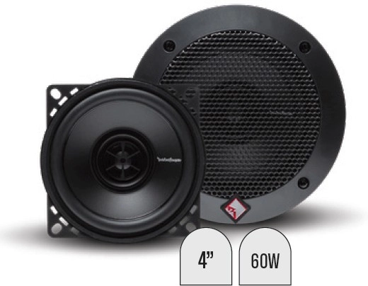 Rockford Fosgate 4” Prime 2 Way Coaxial Speakers