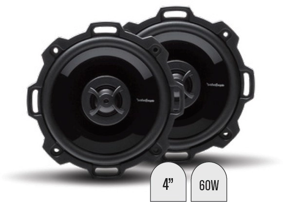 Rockford Fosgate 4” Punch Series 2 Way Coaxial Speakers