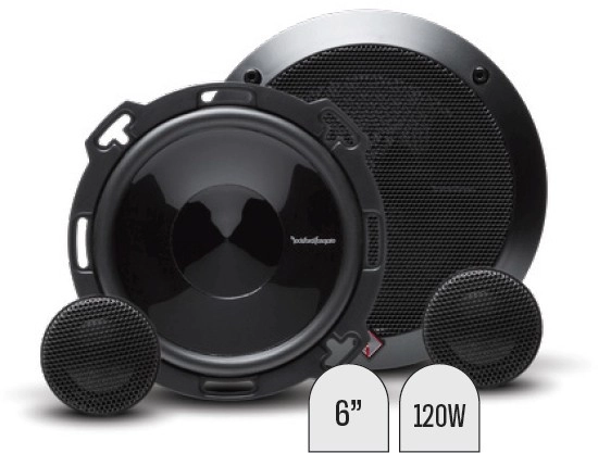 Rockford Fosgate 6” Punch Series 2 Way Component Speakers