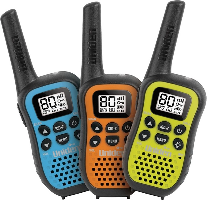 Uniden 0.5W 80CH Handheld UHF CB Radio Triple Pack