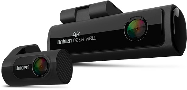 Uniden 4K Ultra HD Smart Dash Cam with 2K Super HD Rear View Camera - Sony Starvis Sensor