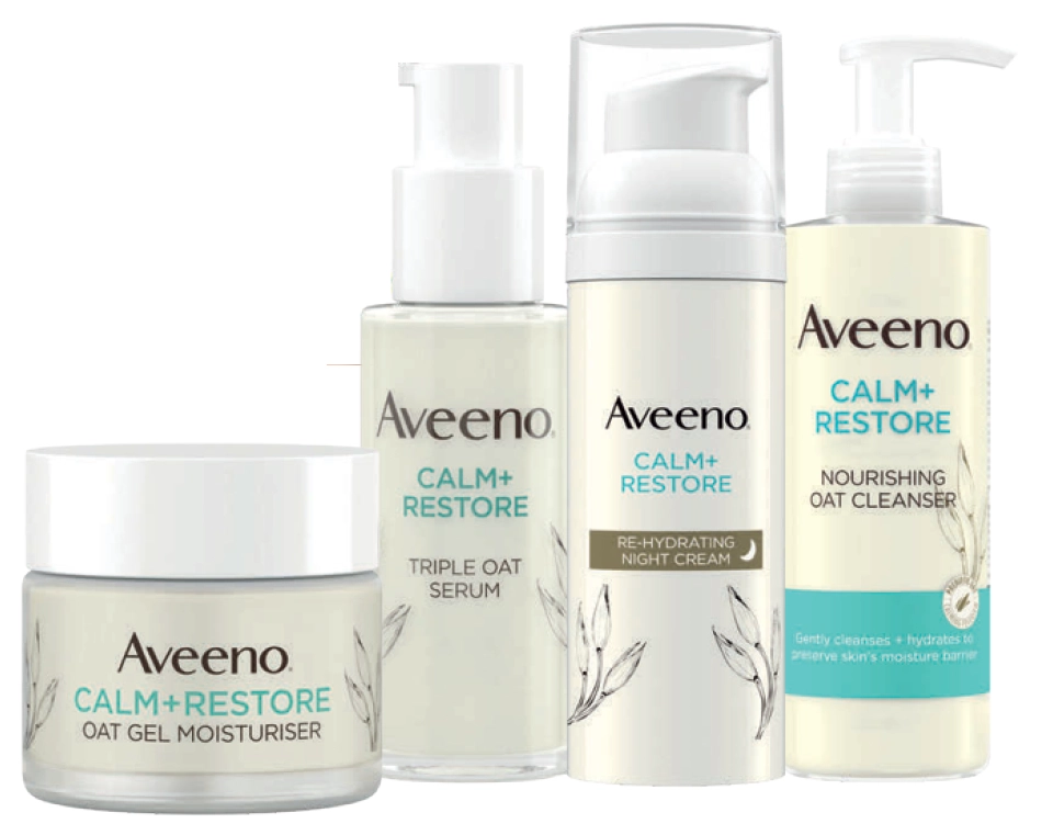 Aveeno Calm & Restore Face Range