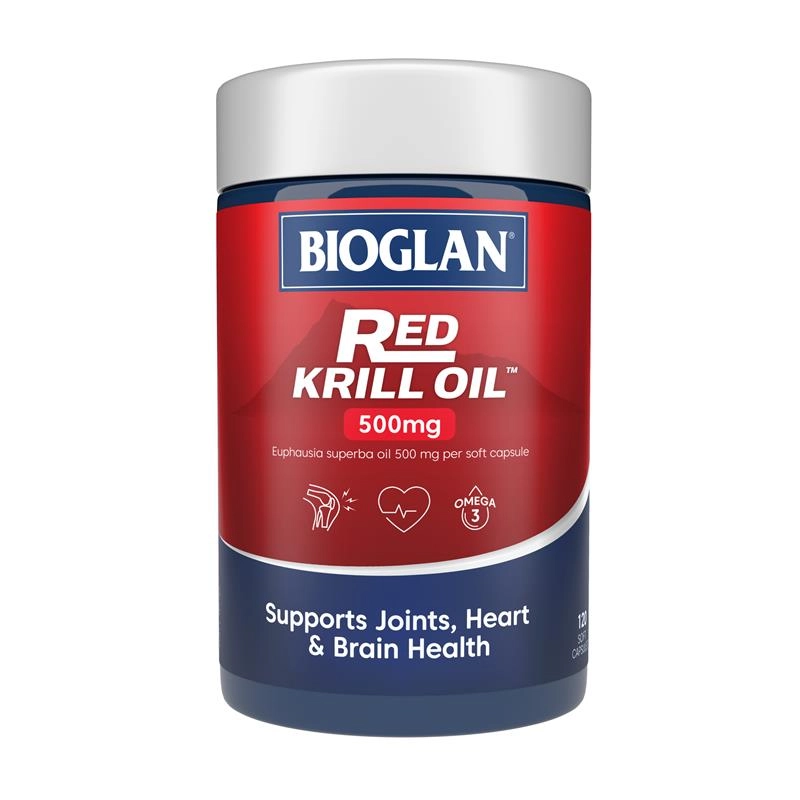 Bioglan Red Krill Oil 500mg 120 Capsules