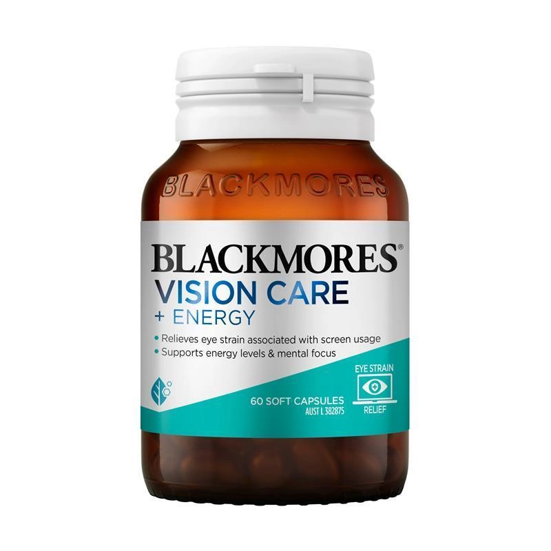 Blackmores Vision Care + Energy (60 Capsules)