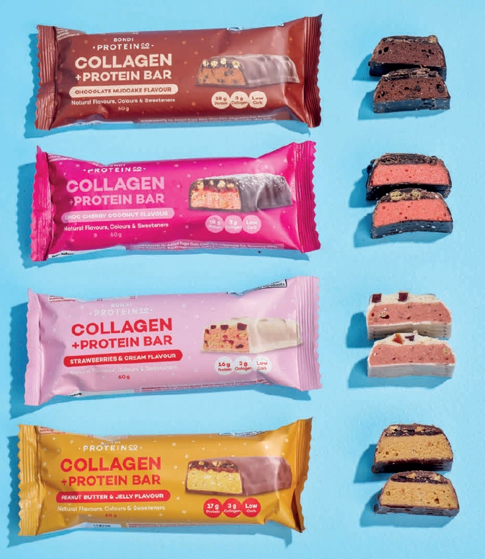 Bondi Protein Co. Collagen + Protein Bar Range