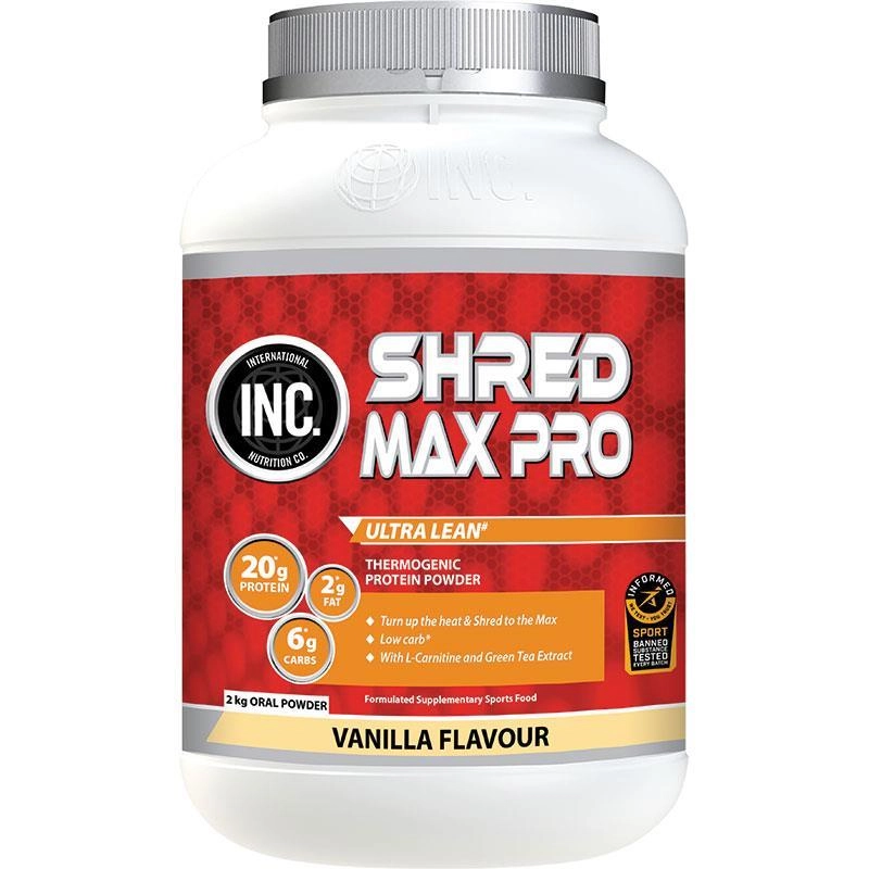 INC Shred Max Pro Vanilla Flavour 2kg