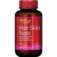 Microgenics Hair Skin Nails 120 Capsules